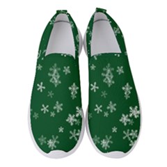 Template Winter Christmas Xmas Women s Slip On Sneakers