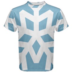 Snowflake Snow Flake White Winter Men s Cotton Tee