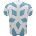 Snowflake Snow Flake White Winter Men s Cotton Tee View2