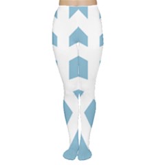 Snowflake Snow Flake White Winter Tights