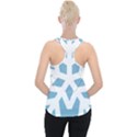 Snowflake Snow Flake White Winter Piece Up Tank Top View2