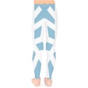 Snowflake Snow Flake White Winter Kids  Legging View2