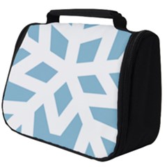 Snowflake Snow Flake White Winter Full Print Travel Pouch (big)