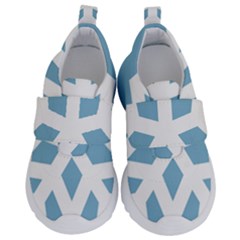 Snowflake Snow Flake White Winter Velcro Strap Shoes