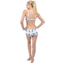 Snowflake Snow Flake White Winter Layered Top Bikini Set View2