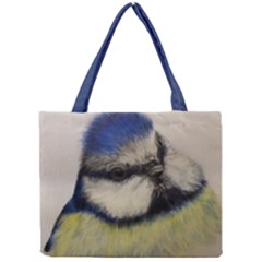 Blue Tit  Mini Tote Bag by ArtByThree