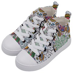 Sledscape Kid s Mid-top Canvas Sneakers by chellerayartisans