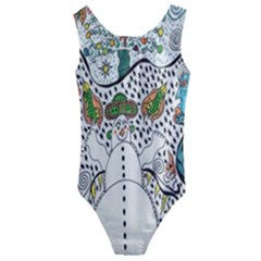 Happysnowman Kids  Cut-out Back One Piece Swimsuit