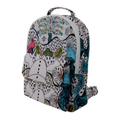 Happysnowman Flap Pocket Backpack (large)