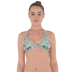 Snowglobe Halter Neck Bikini Top by chellerayartisans