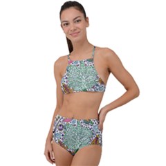 Snowglobe High Waist Tankini Set by chellerayartisans