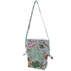 Snowglobe Folding Shoulder Bag