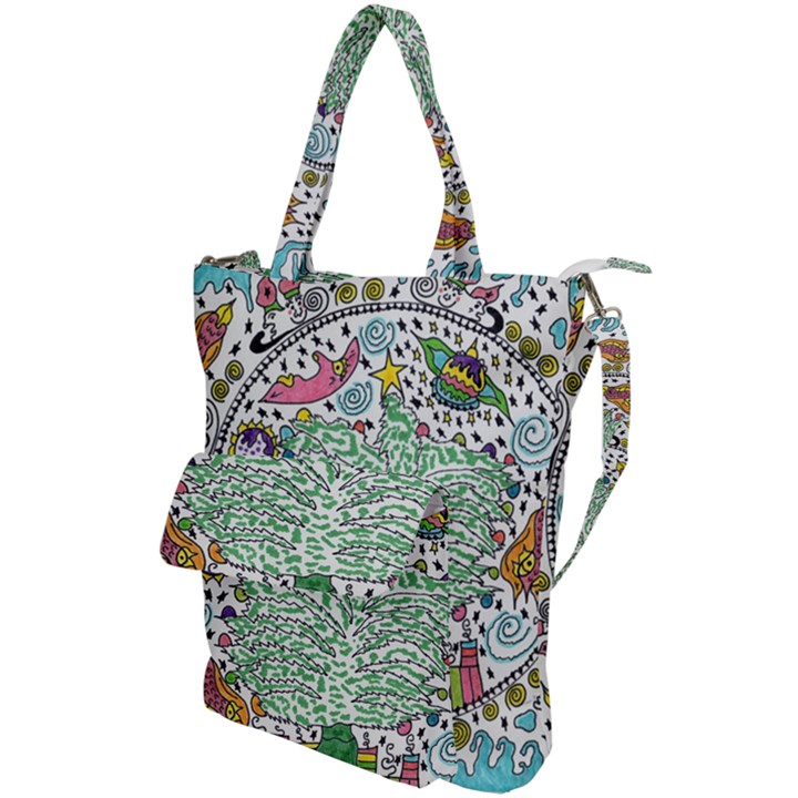 Snowglobe Shoulder Tote Bag