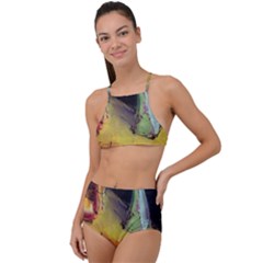 Cosmicchristmastree High Waist Tankini Set by chellerayartisans