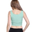 Mint Triangle shape pattern Crop Top View3