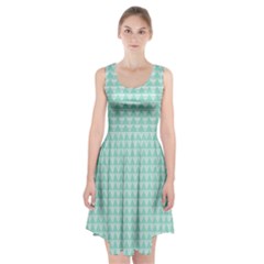 Mint Triangle Shape Pattern Racerback Midi Dress by picsaspassion