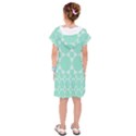 Mint Star pattern Kids  Drop Waist Dress View2