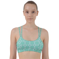 Mint Star Pattern Line Them Up Sports Bra by picsaspassion