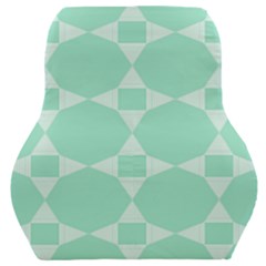 Mint Star Pattern Car Seat Back Cushion  by picsaspassion