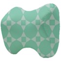 Mint Star pattern Head Support Cushion View4