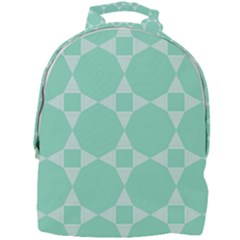 Mint Star Pattern Mini Full Print Backpack by picsaspassion