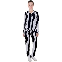 Zebra Horse Pattern Black And White Casual Jacket And Pants Set by picsaspassion