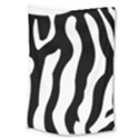 Zebra horse pattern black and white Large Tapestry View1