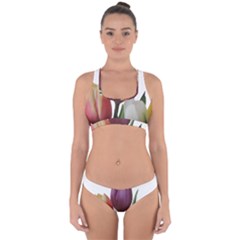 Tulips Bouquet Cross Back Hipster Bikini Set