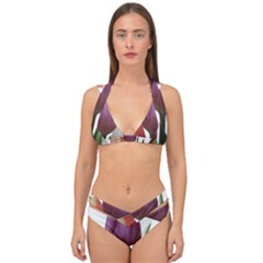 Tulips Bouquet Double Strap Halter Bikini Set by picsaspassion