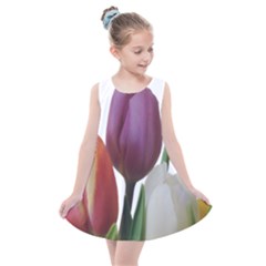 Tulips Bouquet Kids  Summer Dress by picsaspassion