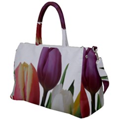 Tulips Bouquet Duffel Travel Bag by picsaspassion