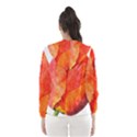 Red Tulip, watercolor art Hooded Windbreaker (Women) View2