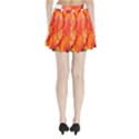 Red Tulip, watercolor art Pleated Mini Skirt View2