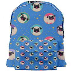 Pugs In Circles With Stars Giant Full Print Backpack by PugnaciousGifts