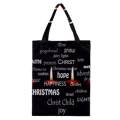 Candles Christmas Advent Light Classic Tote Bag by Wegoenart