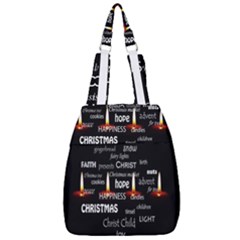 Candles Christmas Advent Light Center Zip Backpack by Wegoenart