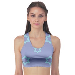 Star Christmas Night Seamlessly Sports Bra by Wegoenart