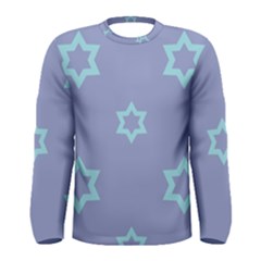 Star Christmas Night Seamlessly Men s Long Sleeve Tee by Wegoenart