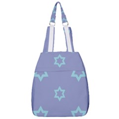 Star Christmas Night Seamlessly Center Zip Backpack by Wegoenart