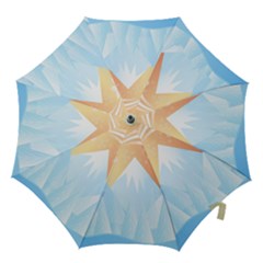 Winter Landscape Star Mountains Hook Handle Umbrellas (large) by Wegoenart