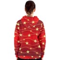 Background Christmas Decoration Women s Zipper Hoodie View2