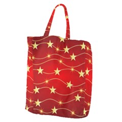 Background Christmas Decoration Giant Grocery Tote by Wegoenart