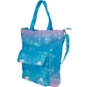 Background Abstract Christmas Snow Shoulder Tote Bag View1