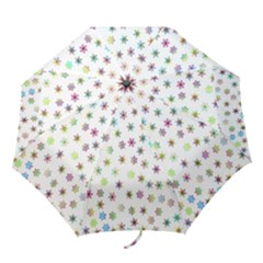 Snowflakes Snow Winter Ice Cold Folding Umbrellas by Wegoenart