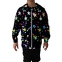 Wallpaper Star Advent Christmas Hooded Windbreaker (Kids) View1