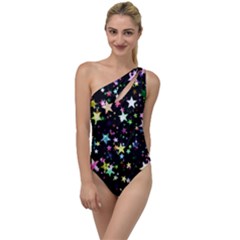 Wallpaper Star Advent Christmas To One Side Swimsuit by Wegoenart