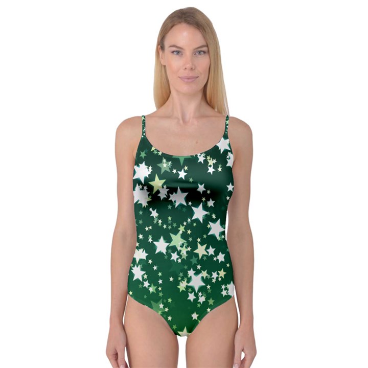 Christmas Star Advent Background Camisole Leotard 