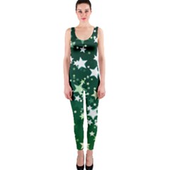 Christmas Star Advent Background One Piece Catsuit by Wegoenart