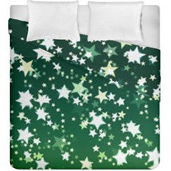 Christmas Star Advent Background Duvet Cover Double Side (king Size) by Wegoenart