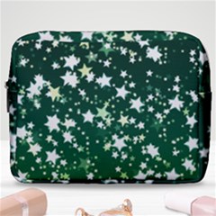 Christmas Star Advent Background Make Up Pouch (large) by Wegoenart